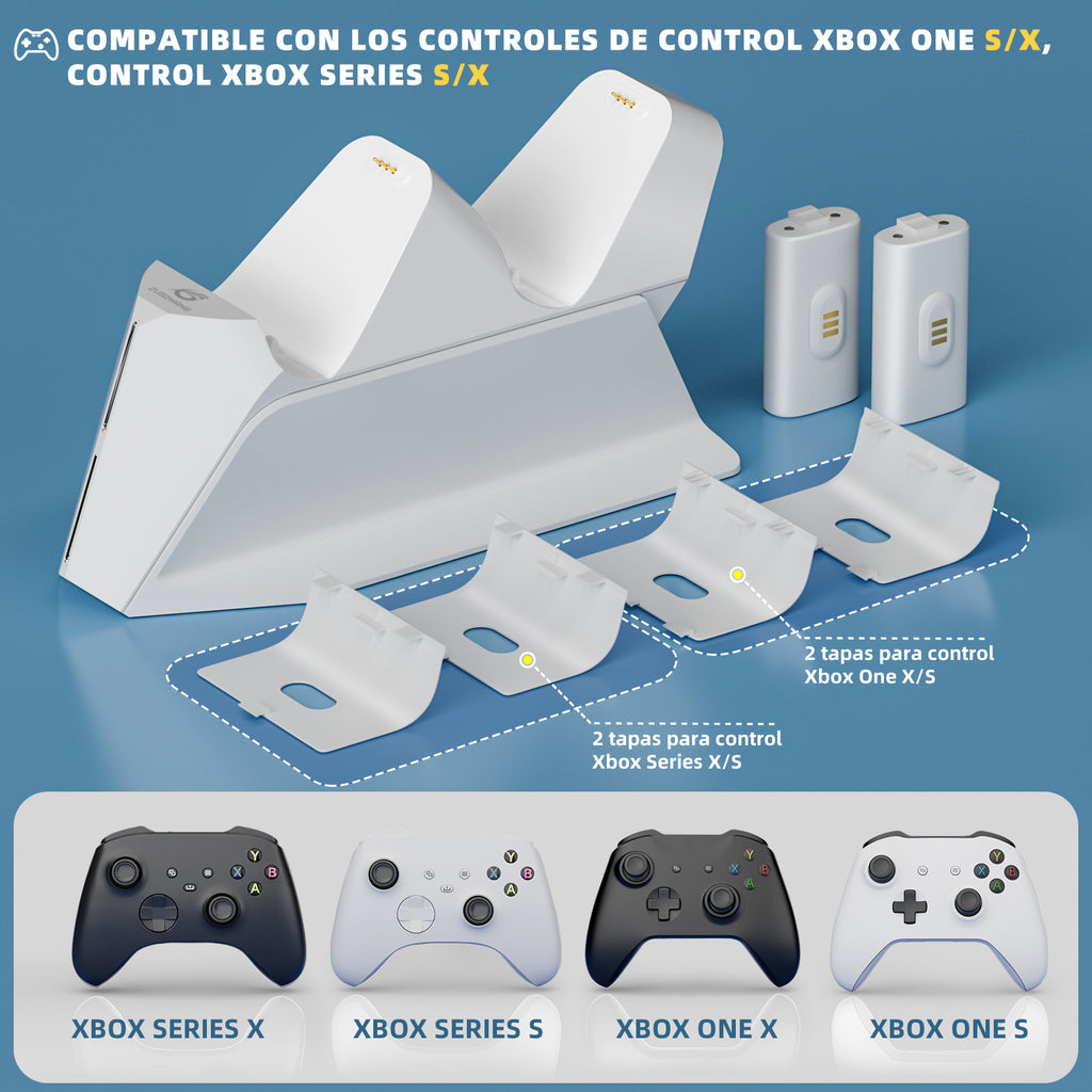 Mando Xbox Series X Blanco + Batería